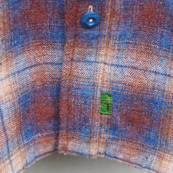 CHECK OUTER SHIRTS [BLUE/ORANGE]