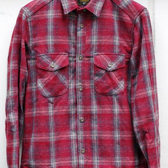 CHECK OUTER SHIRTS [RED]