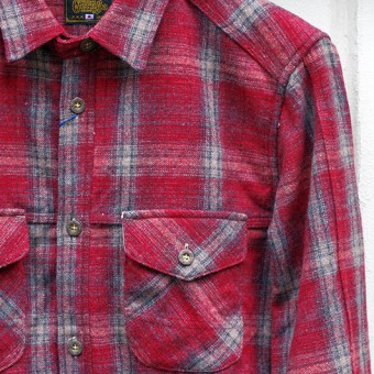 CHECK OUTER SHIRTS [RED]