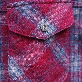 CHECK OUTER SHIRTS [RED]