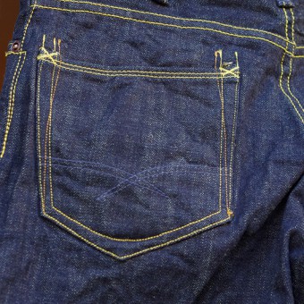 STRAIGHT DENIM PANTS [14oz]