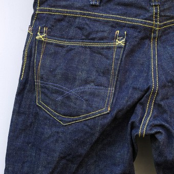 STRAIGHT DENIM PANTS [14oz]