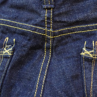 STRAIGHT DENIM PANTS [14oz]