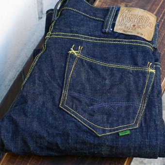 STRAIGHT DENIM PANTS [14oz]