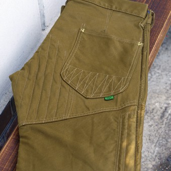 PADDED MILITARY PANTS [STRAIGHT]