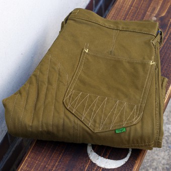 PADDED MILITARY PANTS [STRAIGHT]