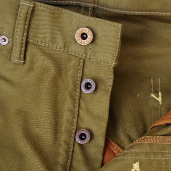 PADDED MILITARY PANTS [STRAIGHT]