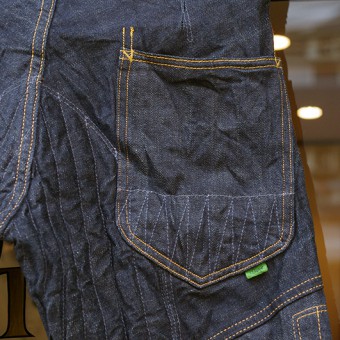 PADDED DENIM PANTS [STRAIGHT]