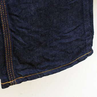 PADDED DENIM PANTS [STRAIGHT]