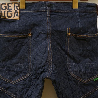 PADDED DENIM PANTS [STRAIGHT]