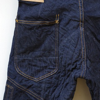 PADDED DENIM PANTS [STRAIGHT]