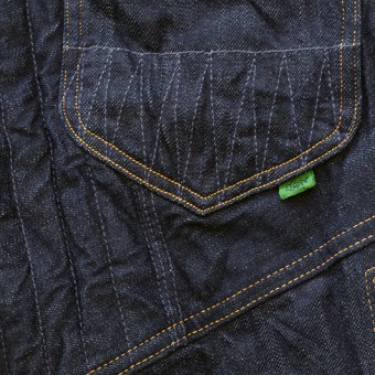 PADDED DENIM PANTS [STRAIGHT]