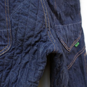 PADDED DENIM PANTS [STRAIGHT]