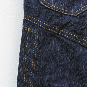 PADDED DENIM PANTS [STRAIGHT]