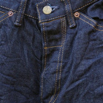 PADDED DENIM PANTS [STRAIGHT]