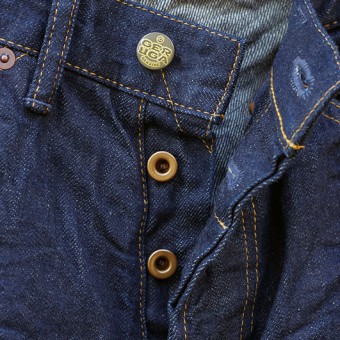 PADDED DENIM PANTS [STRAIGHT]