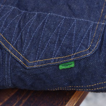 PADDED DENIM PANTS [STRAIGHT]