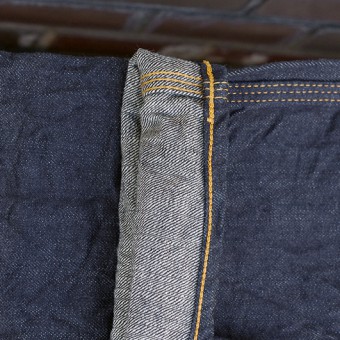 PADDED DENIM PANTS [STRAIGHT]