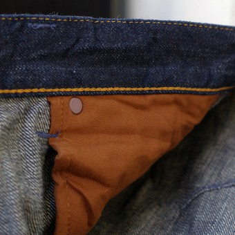 PADDED DENIM PANTS [STRAIGHT]