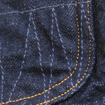 PADDED DENIM PANTS [STRAIGHT]