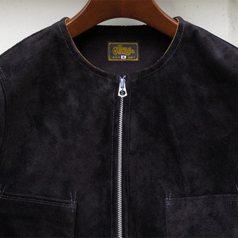 FREE NECK SUEDE JKT