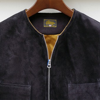 FREE NECK SUEDE JKT