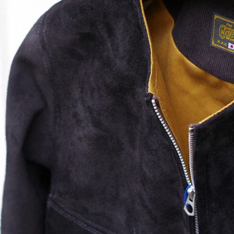 FREE NECK SUEDE JKT