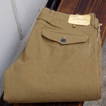 EARLY CHINO TROUSER