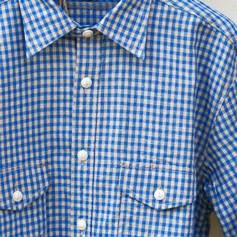 INDIGO CHECK SHIRTS