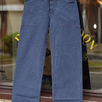 BUCKLE BACK DECK TROUSER