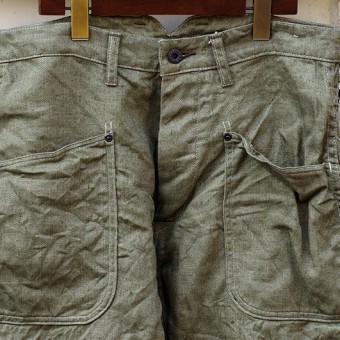 PAINTER HARF PANTS [HEAVY-LINEN]