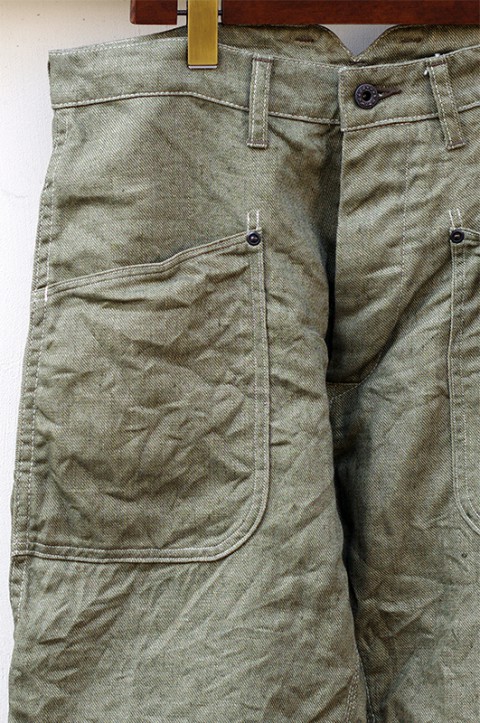 PAINTER HARF PANTS [HEAVY-LINEN]