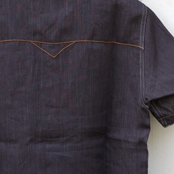 OPEN COLLAR CHAIN STITCH SHIRTS [RYUKA]