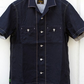 OPEN COLLAR CHAIN STITCH SHIRTS [RYUKA]