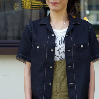 OPEN COLLAR CHAIN STITCH SHIRTS [RYUKA]