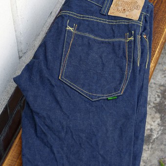 TIGHT-STRAIGHT DENIM PANTS [12oz]