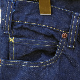 STRAIGHT DENIM PANTS [12oz]