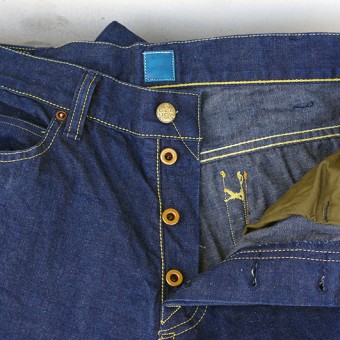 STRAIGHT DENIM PANTS [12oz]