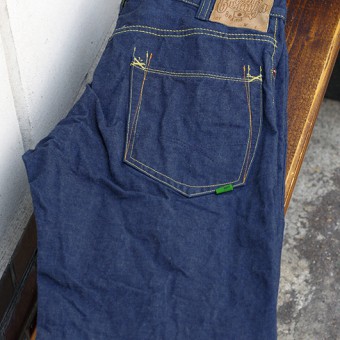 LOOSE STRAIGHT DENIM PANTS [12oz]