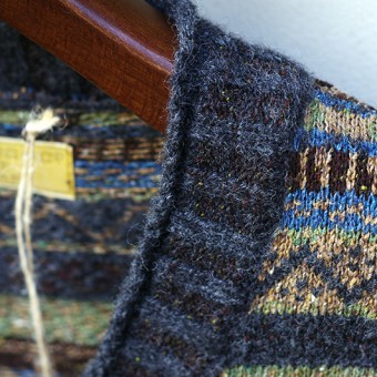 FAIR ISLE RIB NECK JUMPER