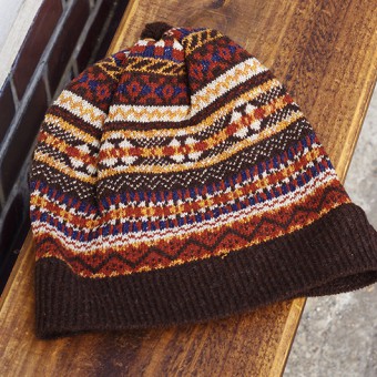 FAIR ISLE HOME KNITTING CAP