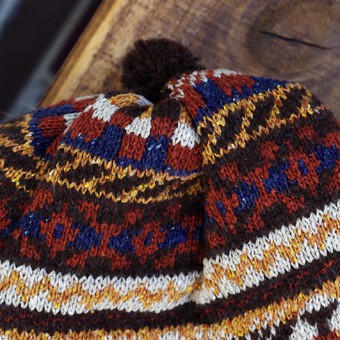 FAIR ISLE HOME KNITTING CAP