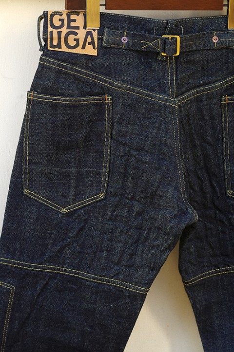 PADDED DENIM PANTS