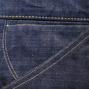 PADDED DENIM PANTS