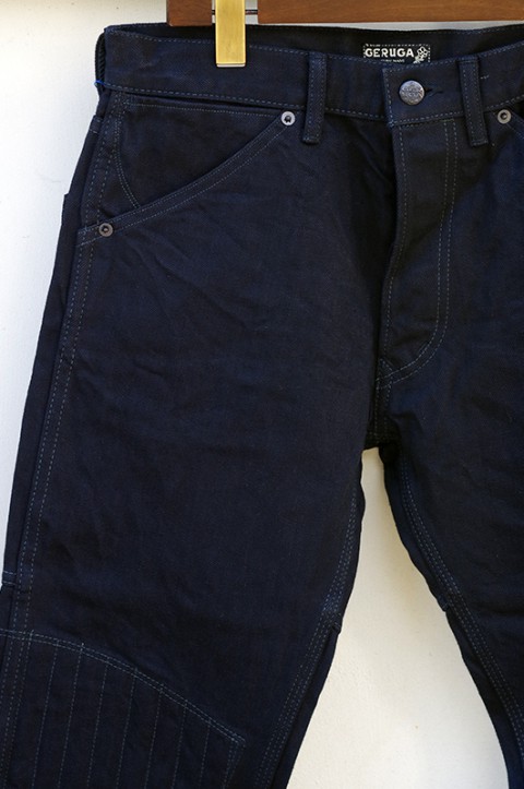 PADDED DENIM PANTS