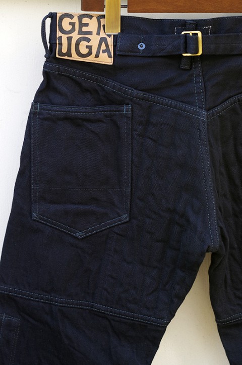 PADDED DENIM PANTS