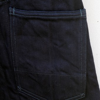 PADDED DENIM PANTS