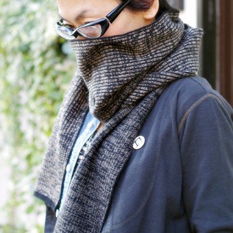 JACQUARD KNITTING MUFFLER