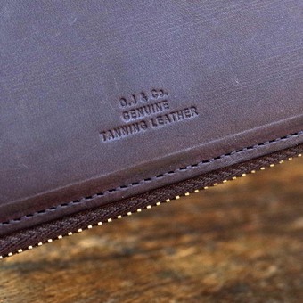 LEATHER ZIP WALLET