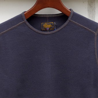 CREW NECK THERMAL CUT-SEWN